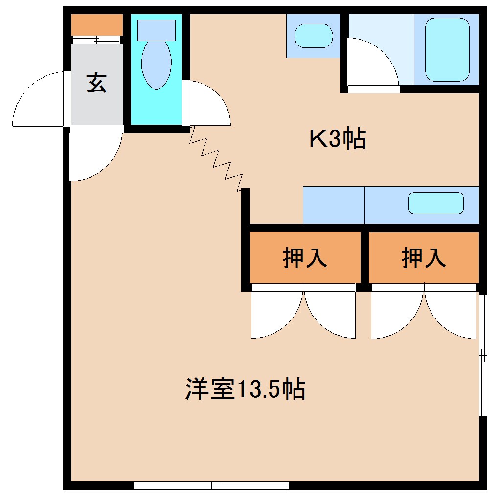 ハイツポピーの物件間取画像