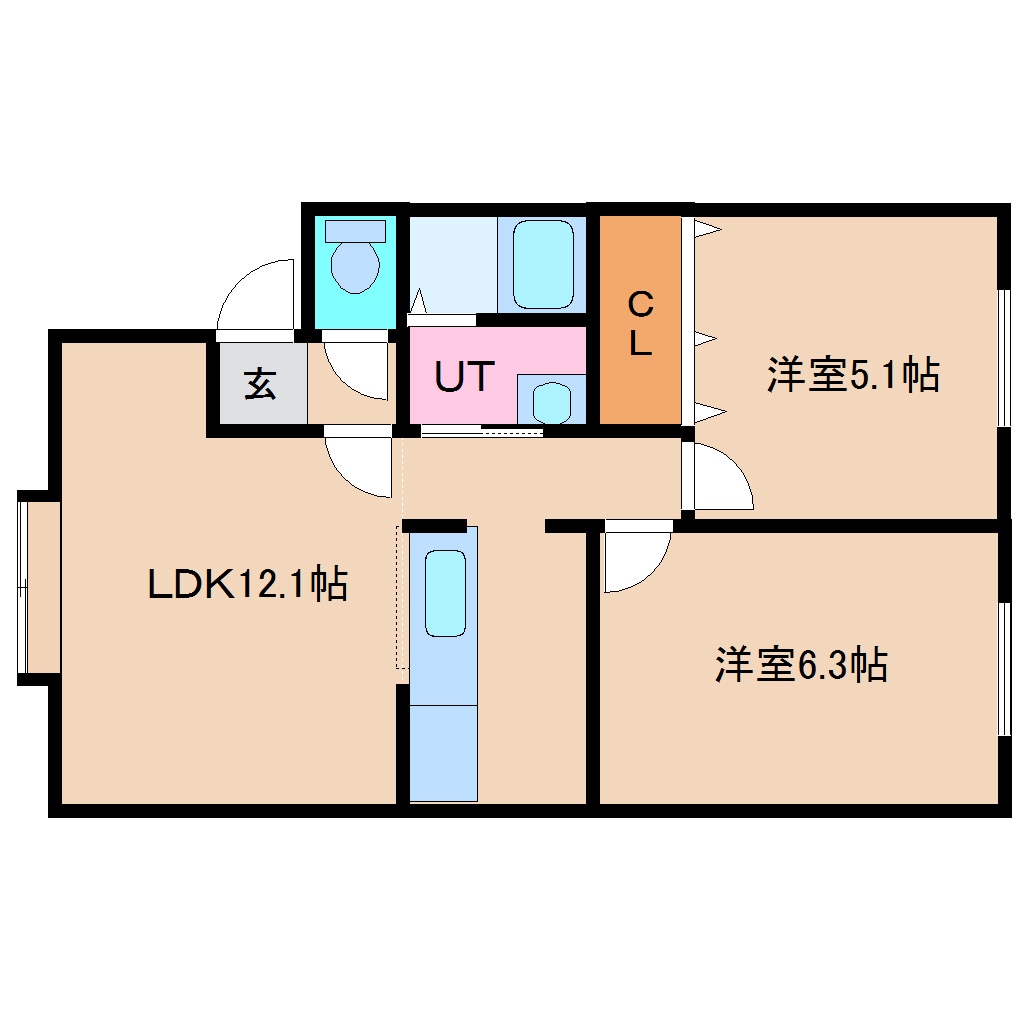 リーベンハイムの物件間取画像