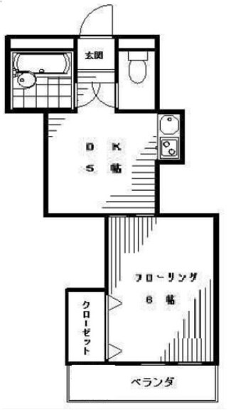 三軒茶屋駅 徒歩13分 2階の物件間取画像