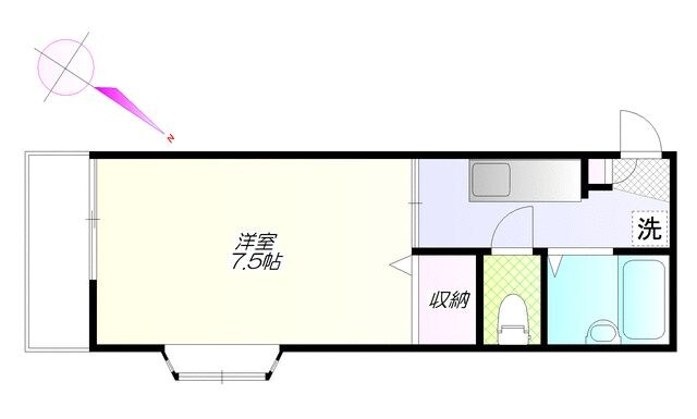 三軒茶屋駅 徒歩14分 2階の物件間取画像