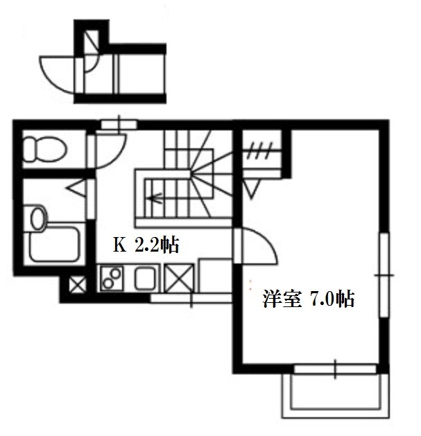 代々木上原駅 徒歩4分 2階の物件間取画像