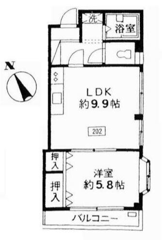 アステール中目黒の物件間取画像