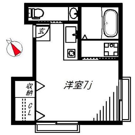 池尻大橋駅 徒歩11分 2階の物件間取画像