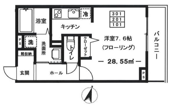 仮）シャーメゾン三宿の物件間取画像