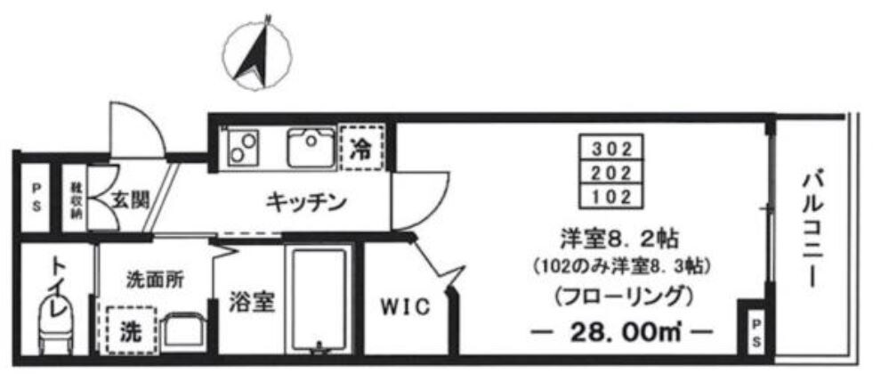 仮）シャーメゾン三宿の物件間取画像