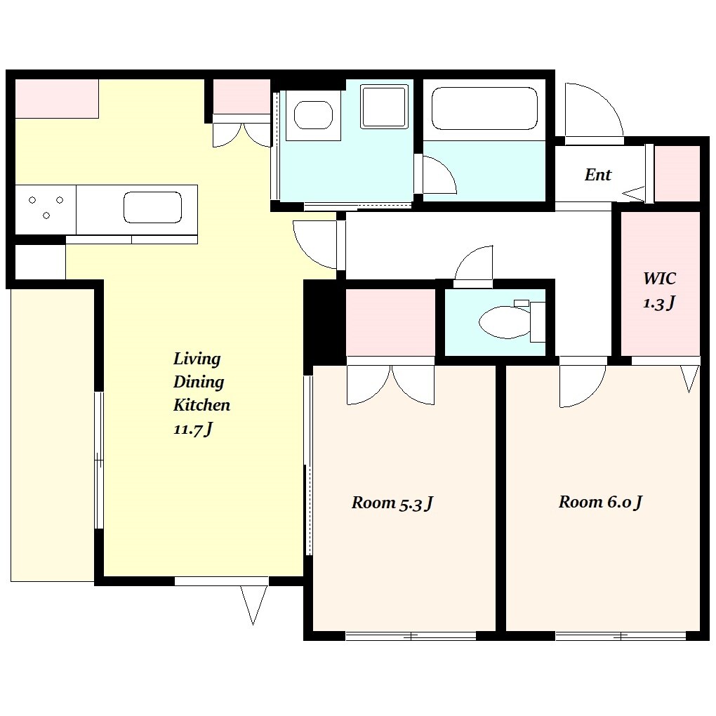 ｍａｎｏｉｒ　ｙｕｋｉｇａｙａの物件間取画像