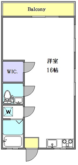 林マンションの物件間取画像