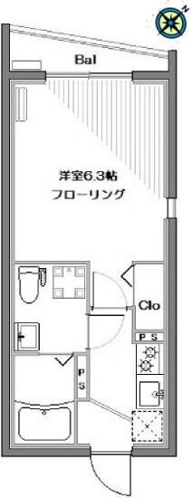 アーバンステージ武蔵小山の物件間取画像