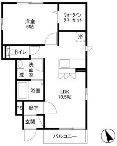 大崎駅 徒歩12分 1階の物件間取画像