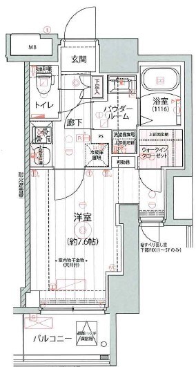 ＡＲＣＯＢＡＬＥＮＯ　TOGOSHIGINZAの物件間取画像