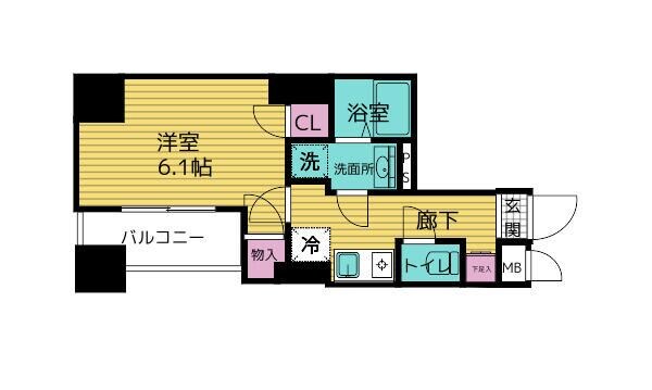 レガシア目黒リバーコートの物件間取画像