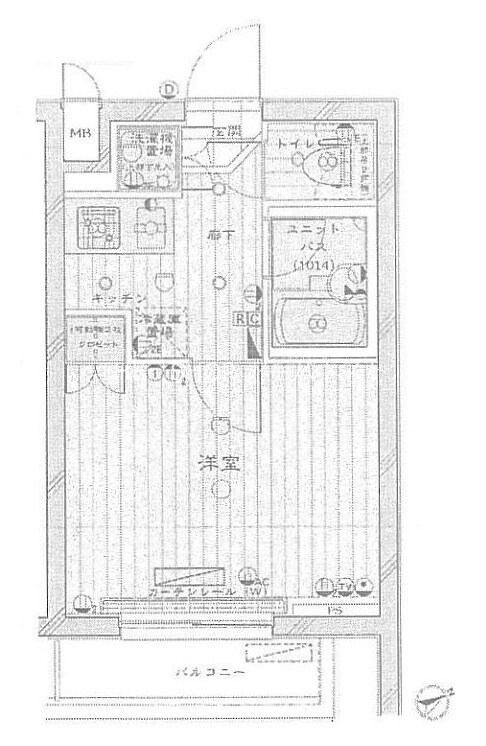 ルーブル荻窪伍番館の物件間取画像