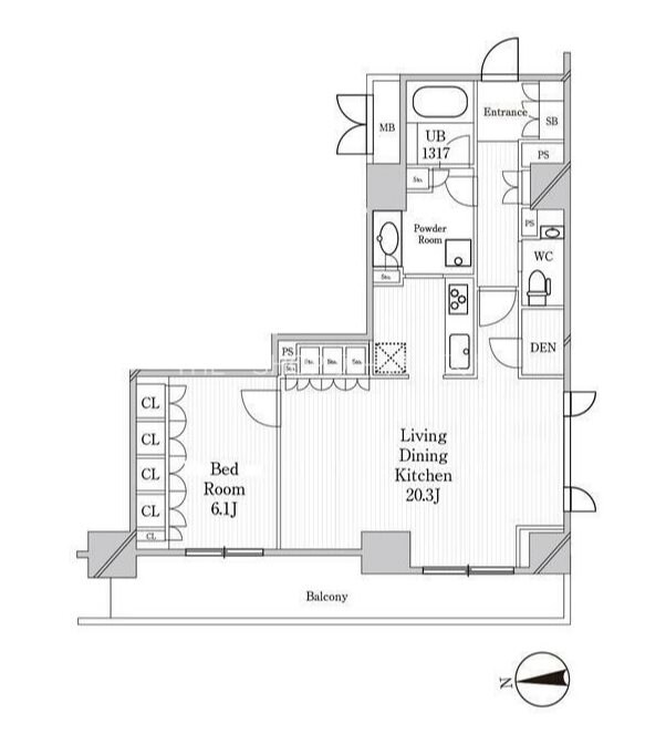 JPnoie恵比寿西の物件間取画像