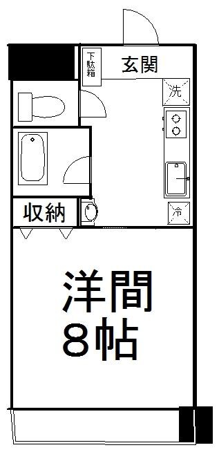 仙台駅 徒歩7分 7階の物件間取画像