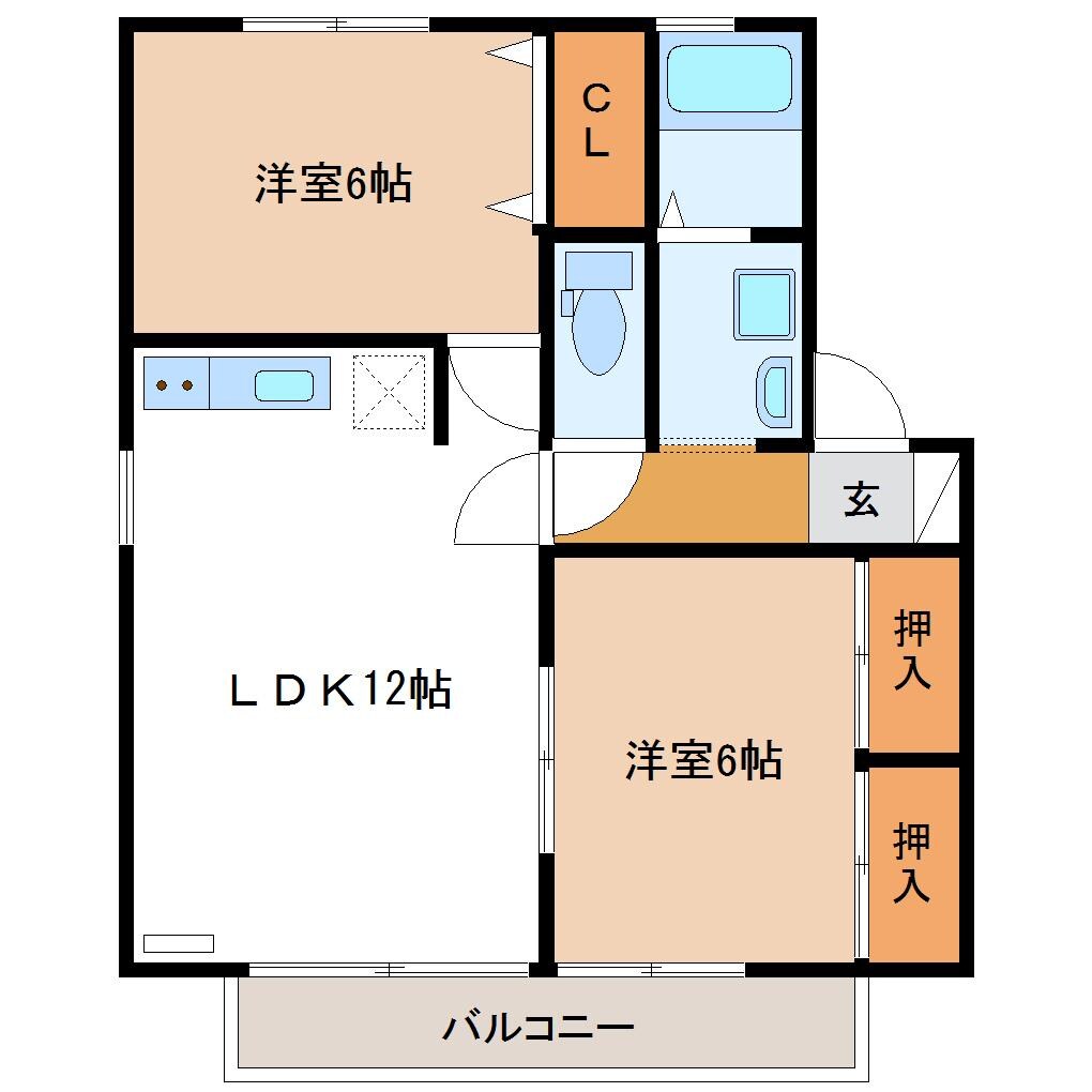 物件間取画像