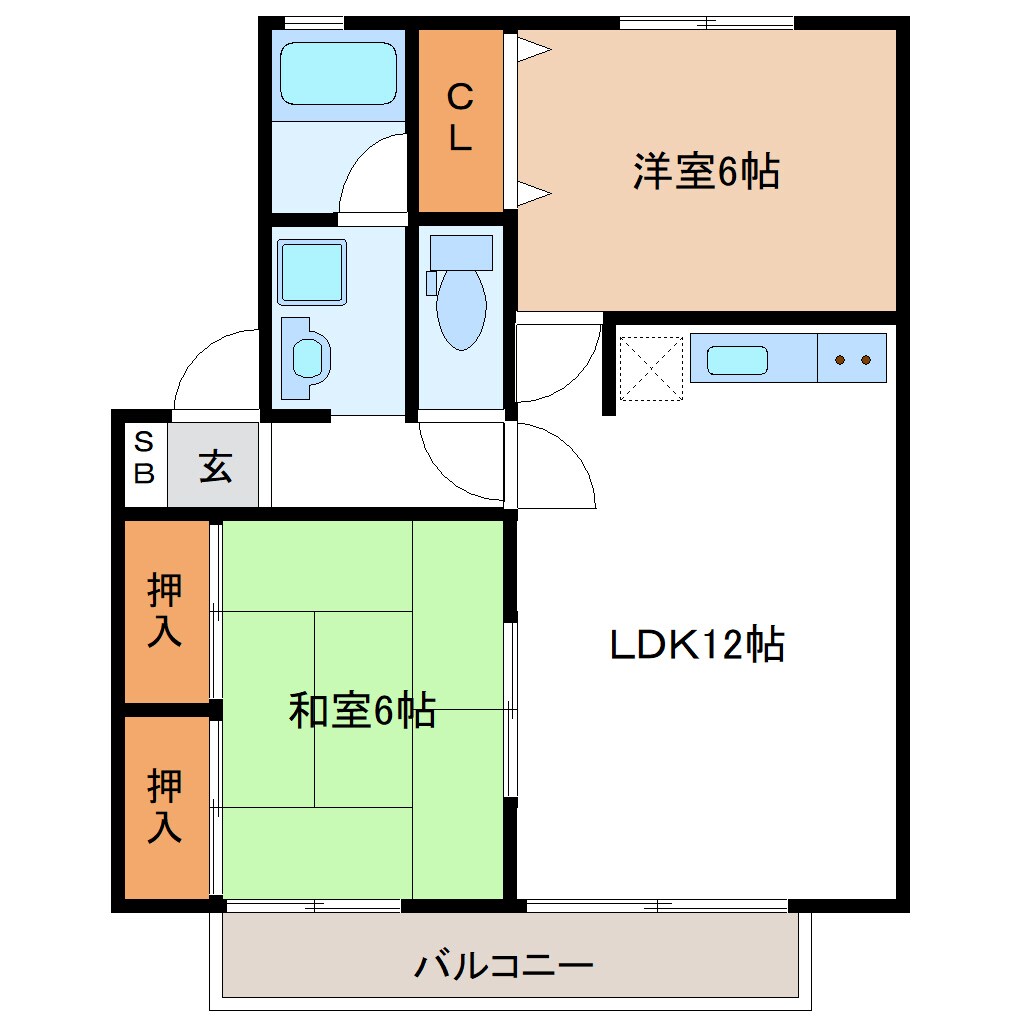 物件間取画像