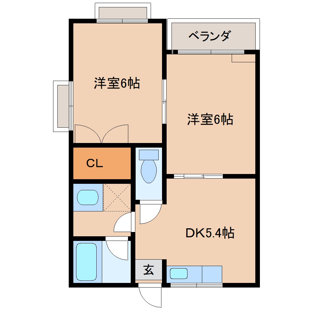 Ｐａｌ富山の物件間取画像