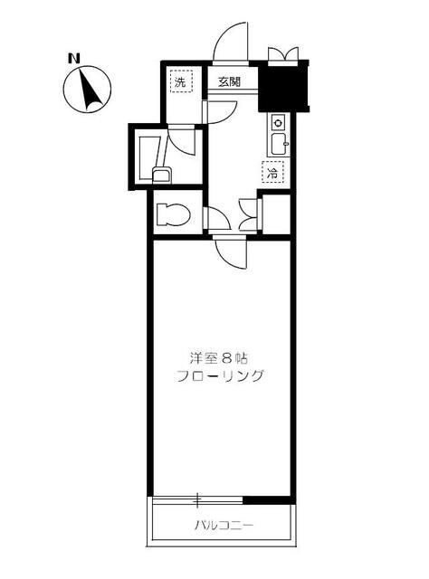 豪徳寺ヒルズの物件間取画像