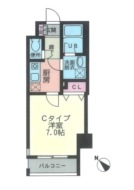 初台駅 徒歩7分 6階の物件間取画像