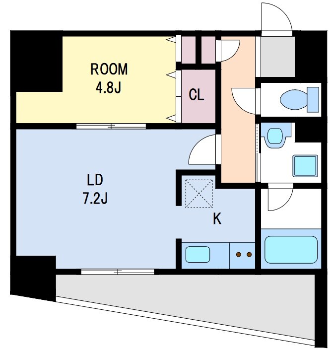 初台駅 徒歩6分 2階の物件間取画像