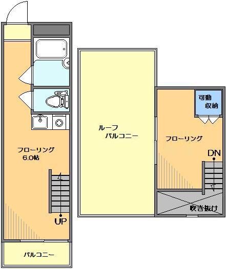 下北沢駅 徒歩10分 4-5階の物件間取画像