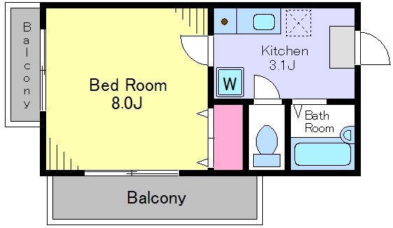 フォークシーハウスの物件間取画像