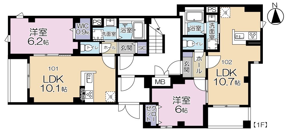 経堂駅 徒歩13分 1階の物件間取画像