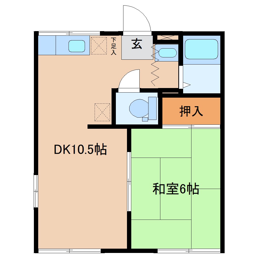 セレナ堀高の物件間取画像