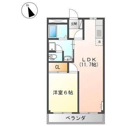 アクロス７１２２（Ｔ）の物件間取画像