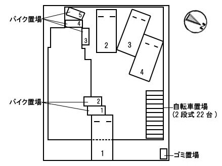 フラットリア笠岡（Ｓ）の物件外観写真