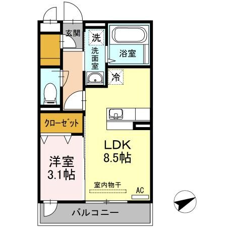 D-room Labo(D)の物件間取画像