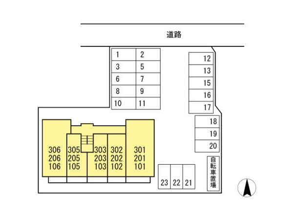 GTR手城（D)の物件外観写真