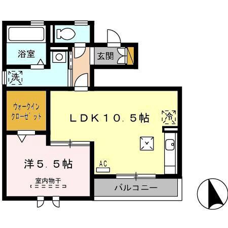 ロイヤルテラス１Lの物件間取画像