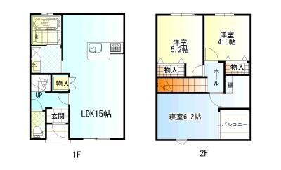 コォーリング春日の物件間取画像