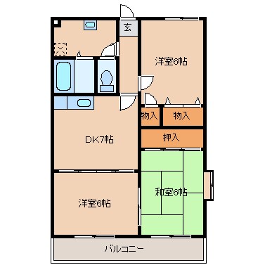 物件間取画像