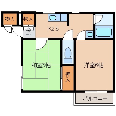 物件間取画像