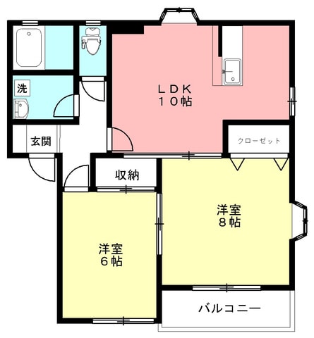 メゾンゾシェルの物件間取画像