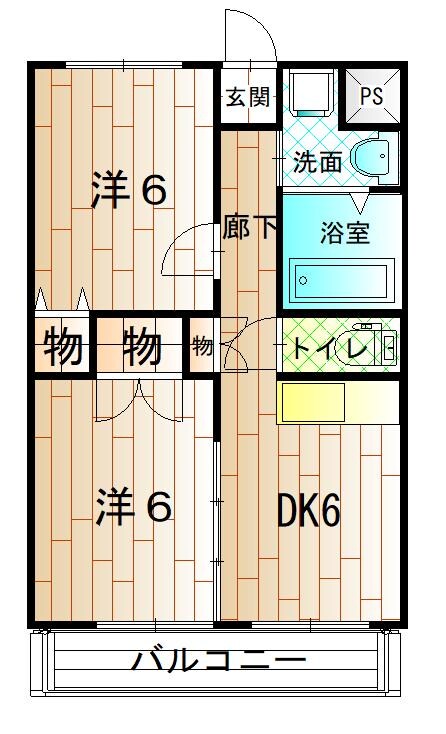 物件間取画像