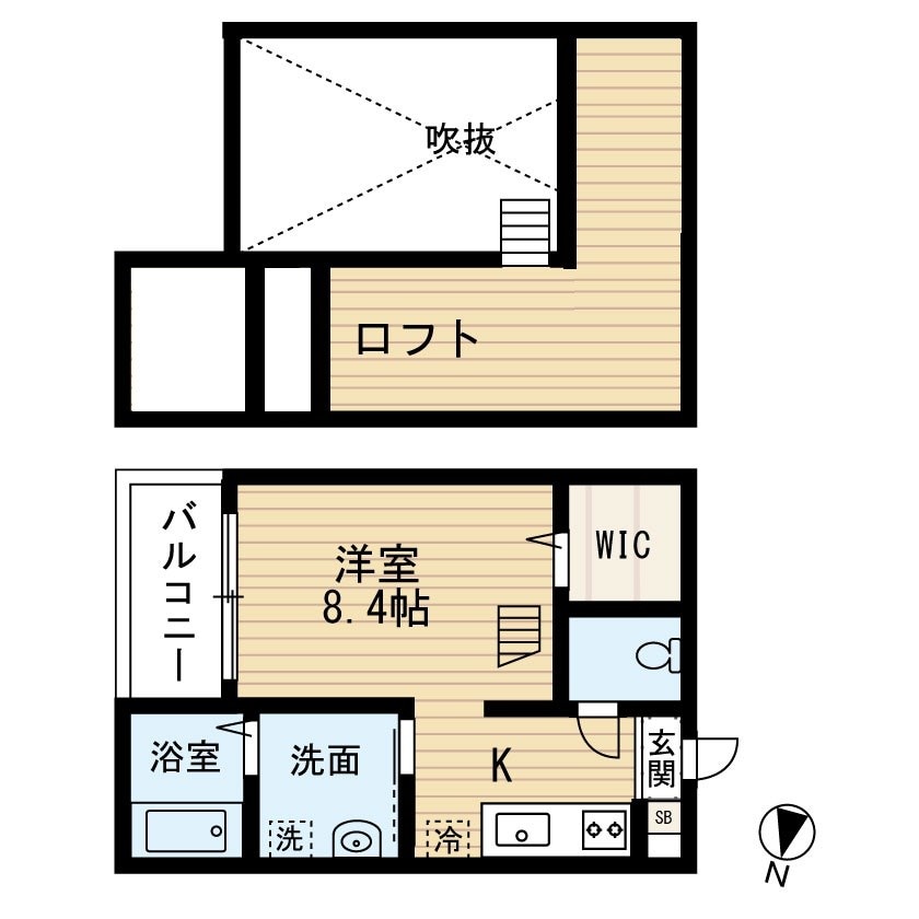 Ｍｏｎｔａｎｅｒ（モンタネール）の物件間取画像