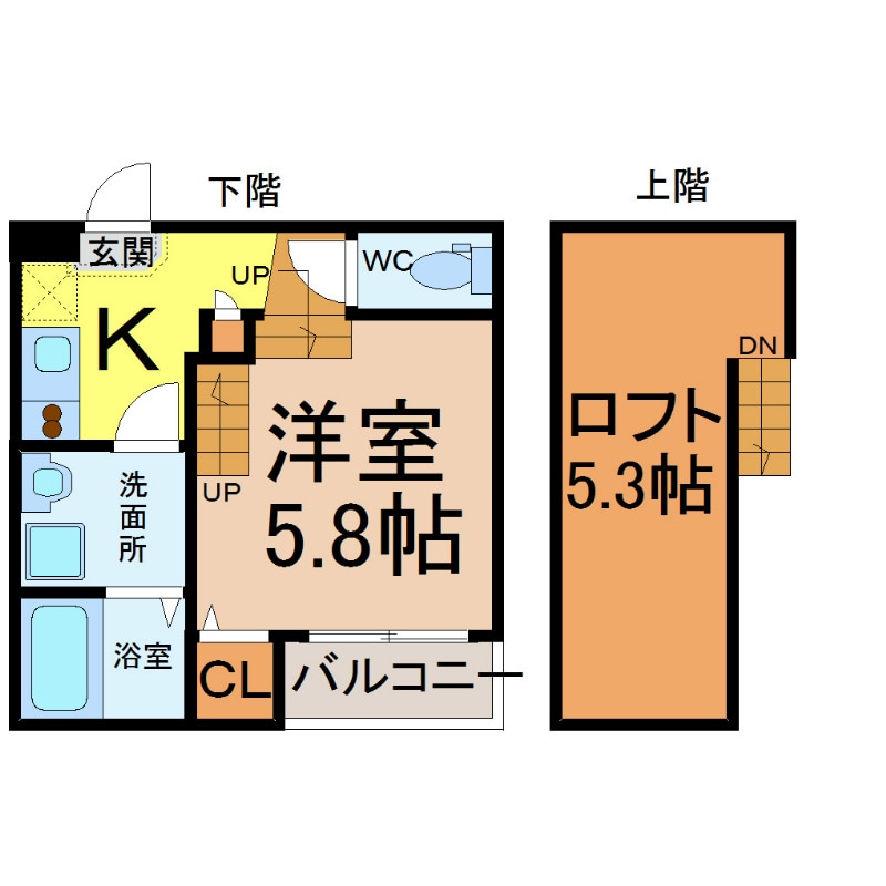 ヒルズ黒川の物件間取画像