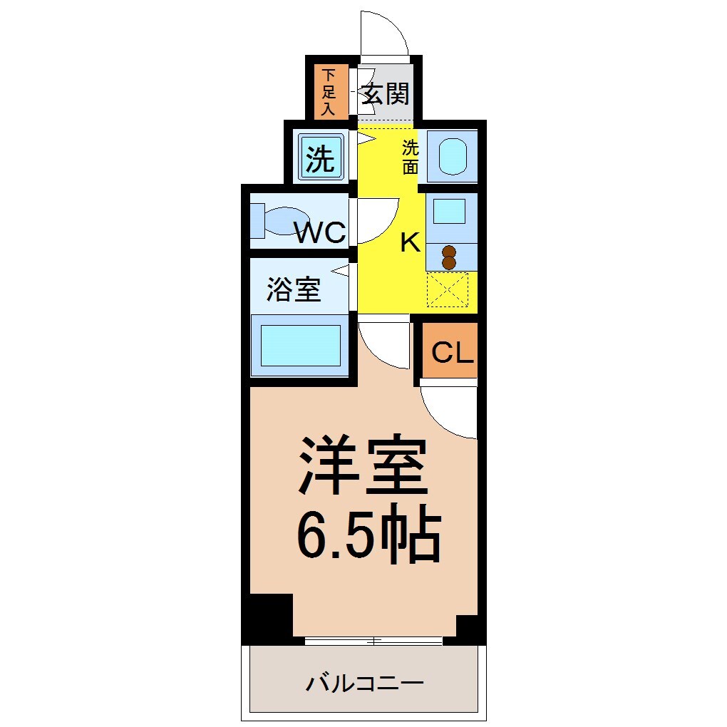 ライジングコート瑞穂通の物件間取画像