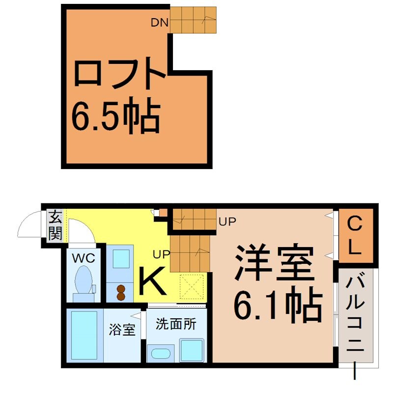 Ｇｌａｎｚ（グランツ）の物件間取画像