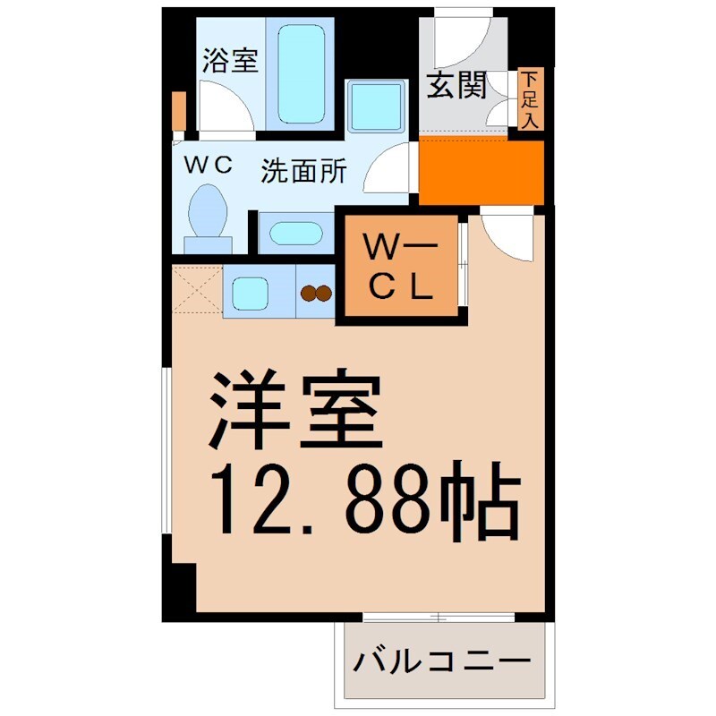 ミュプレ矢場町の物件間取画像