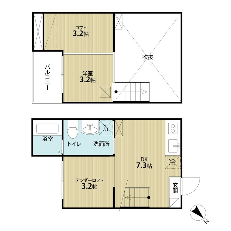 Ｌａｖｉｔａ（ラヴィータ）の物件間取画像