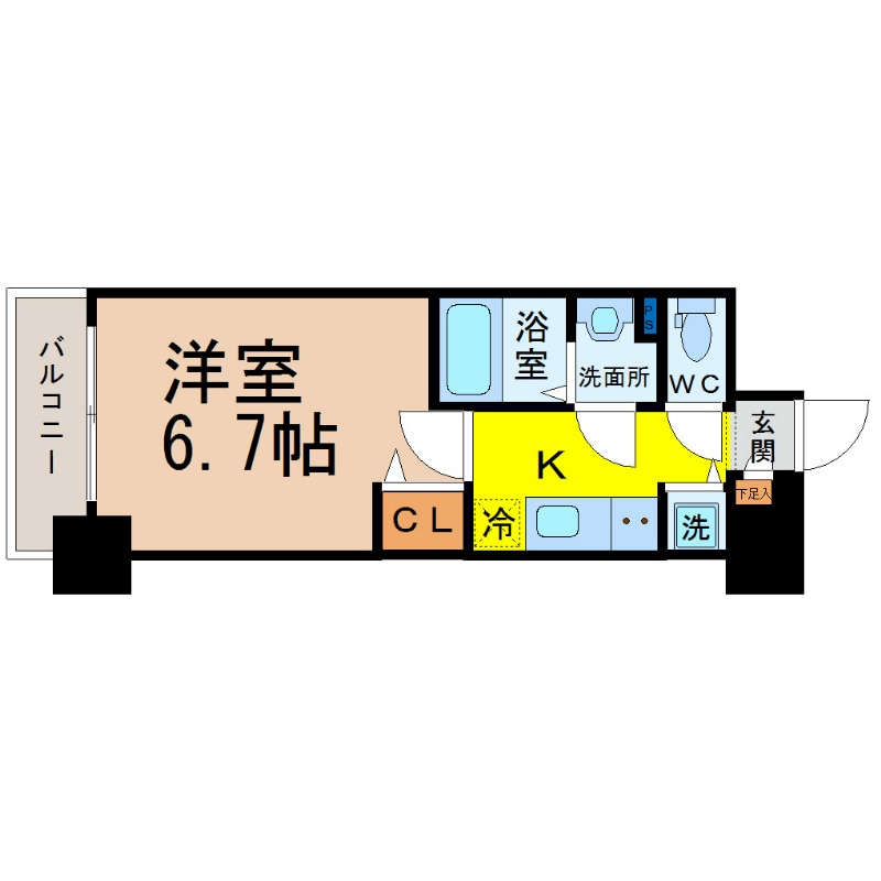 プレサンス千種アイルの物件間取画像