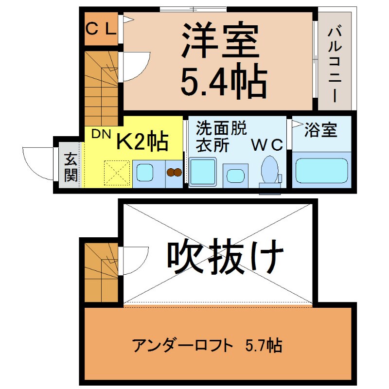 カーサ・フィオーレＲの物件間取画像