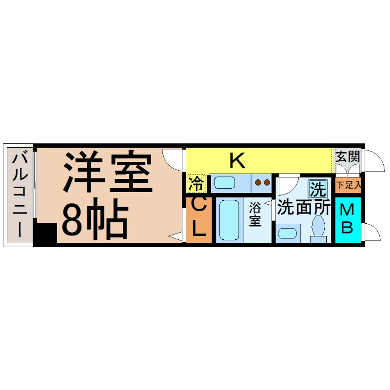 サニー東別院の物件間取画像