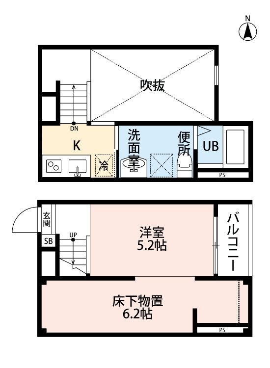 クラリエール二瀬町の物件間取画像