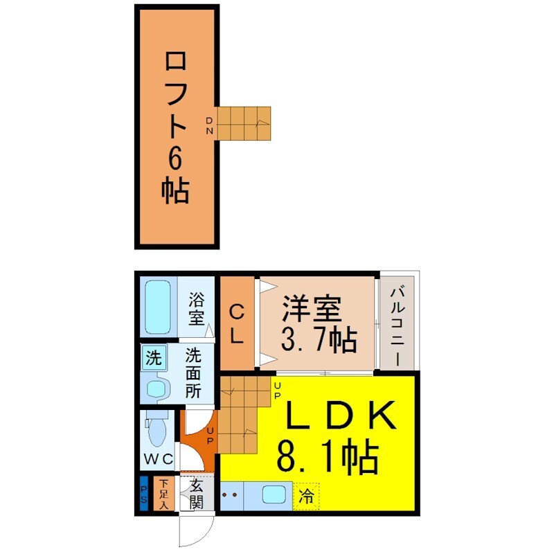 カンファーフォレストの物件間取画像