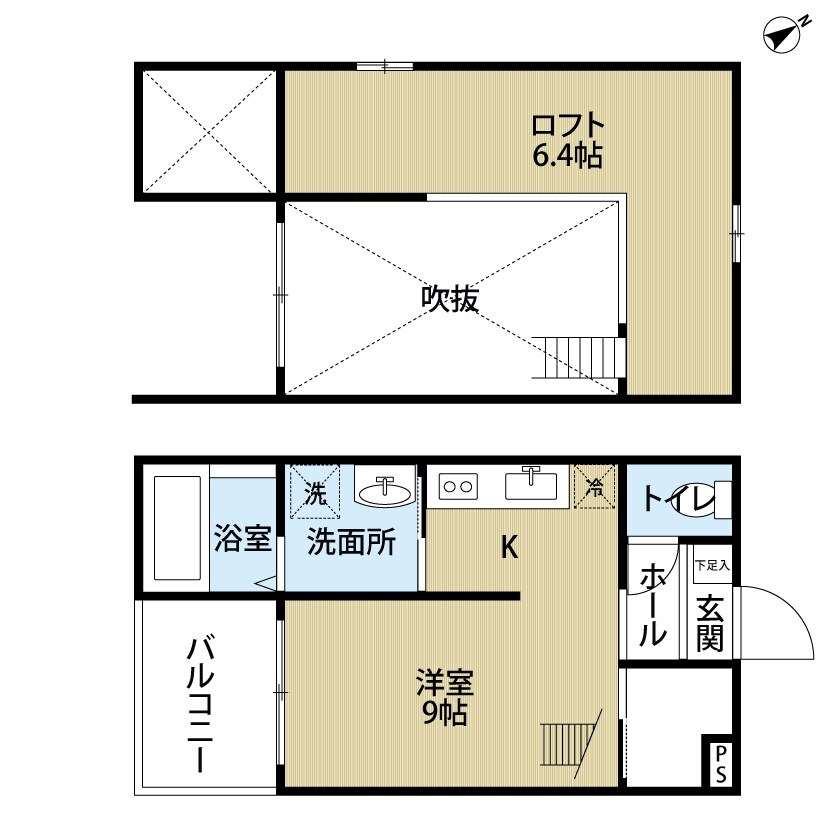 ｉ・Ｒｏｏｍ（アイルーム）の物件間取画像